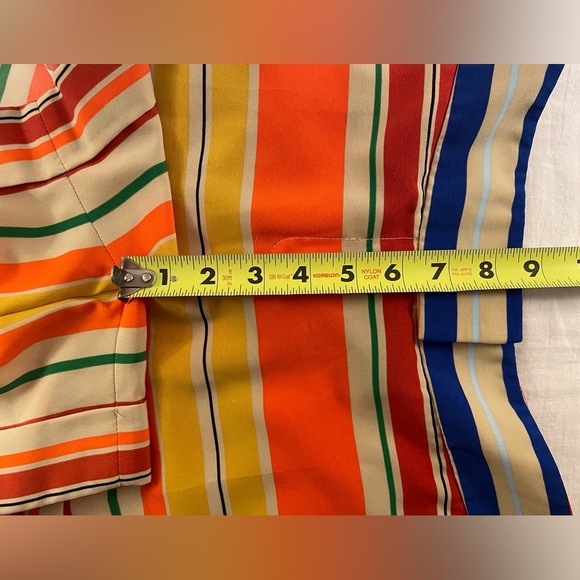Outback Red Multicolored Striped Dress Shorts Size 10 - Picture 7 of 12